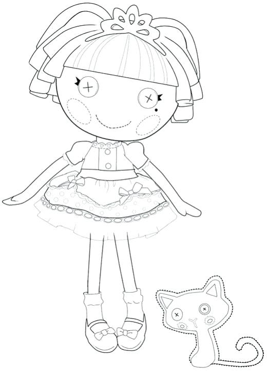 520x721 Lalaloopsy Coloring Pages Printable To Print Kid Crafts Amazing