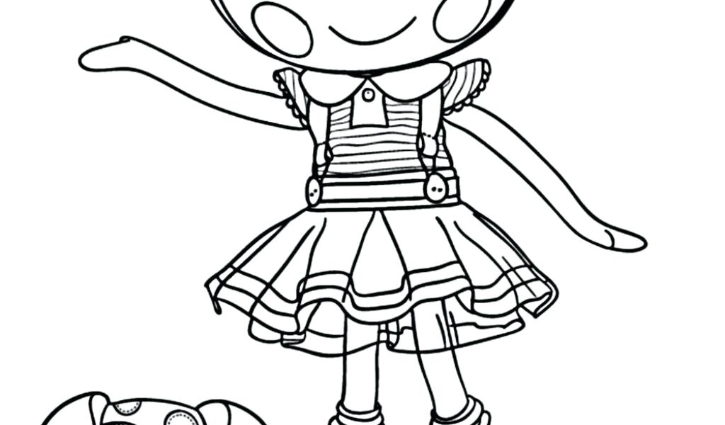 1024x600 Coloring Pages Lalaloopsy