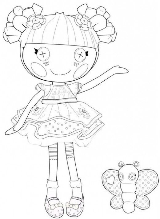 520x712 The Best Lalaloopsy Dolls Coloring Pages Lalaloopsy, Butterfly