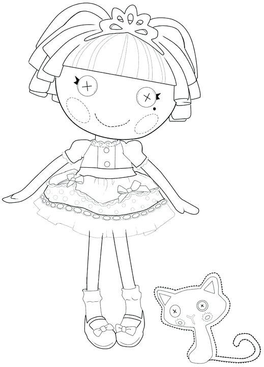 519x720 Lalaloopsy Mermaid Coloring Pages Coloring Page Lalaloopsy Mermaid