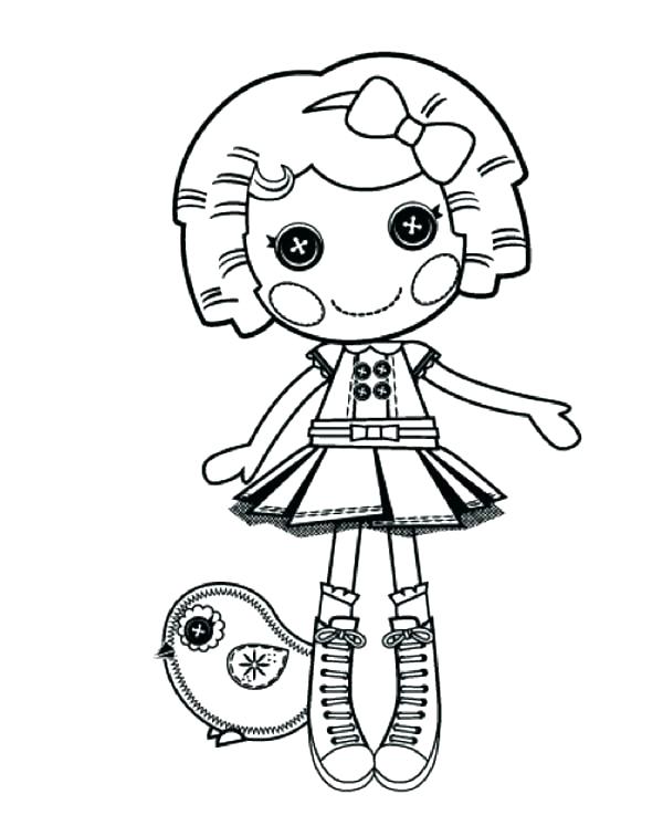 600x756 Lalaloopsy Coloring Pages Lalaloopsy Coloring Pages Printable Free