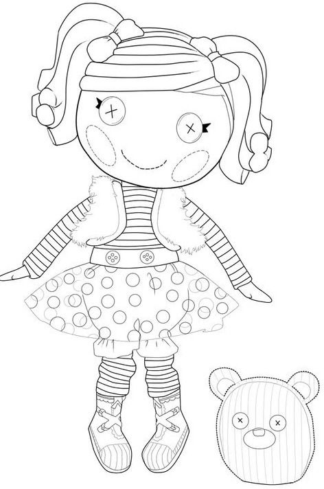 472x712 Lalaloopsy Para Colorear Lalaloopsy, Button Eyes And Copic