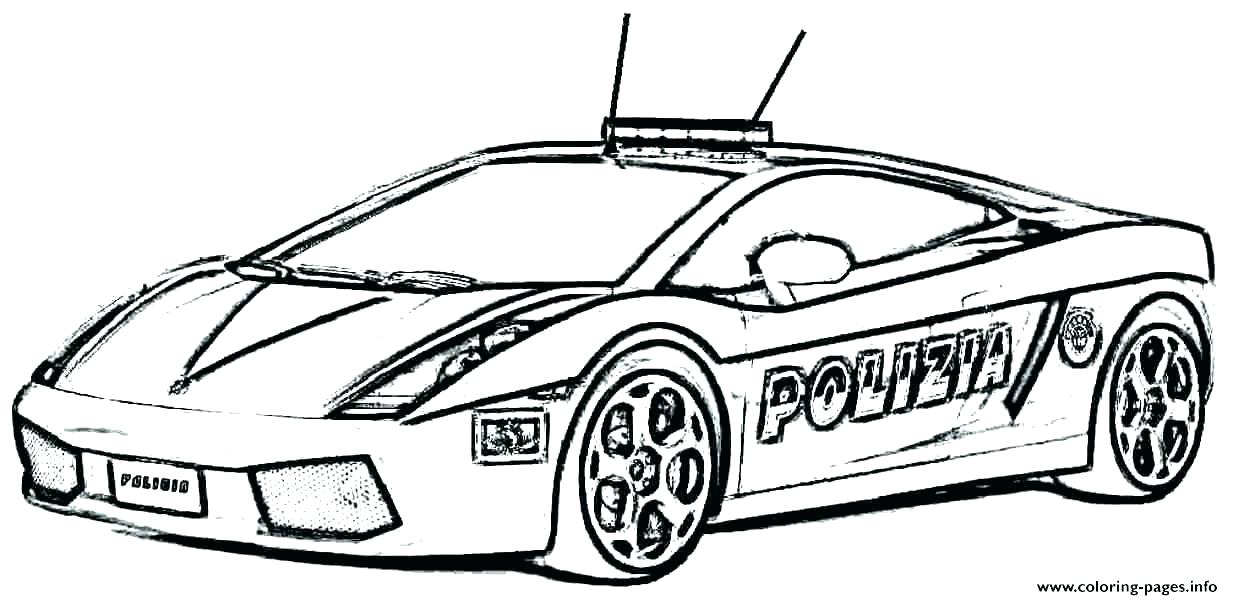 1233x600 Lamborghini Coloring Page