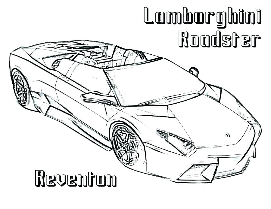 900x696 Lamborghini Colouring Pages Printable Coloring For Kids To Print