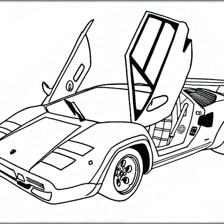 450x450 Lamborghini Coloring Page Free Car Coloring Pages Lamborghini