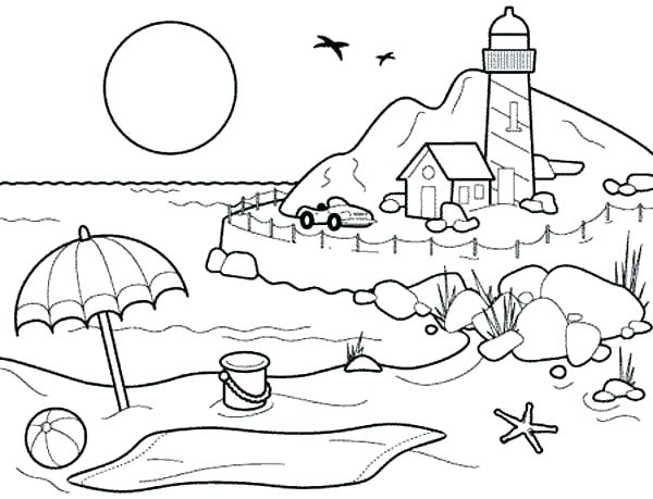600x459 Free Printable Coloring Pages For Adults Kids Lighthouse Lamp