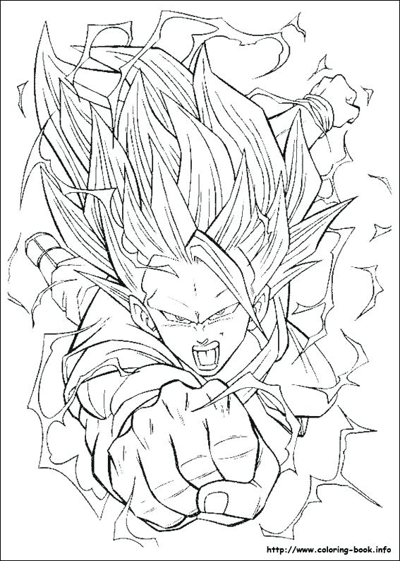 567x794 Dragon Ball Coloring Pictures Ing Dragon Ball Z Coloring Pages