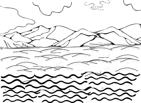600x438 Old Fashioned Land And Water Coloring Pages Images