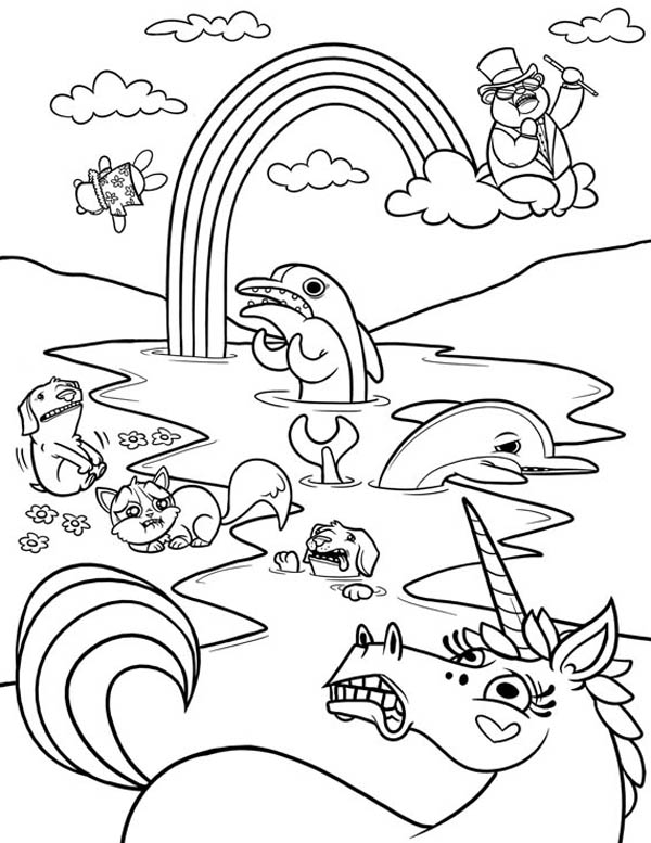 Land Animals Coloring Pages