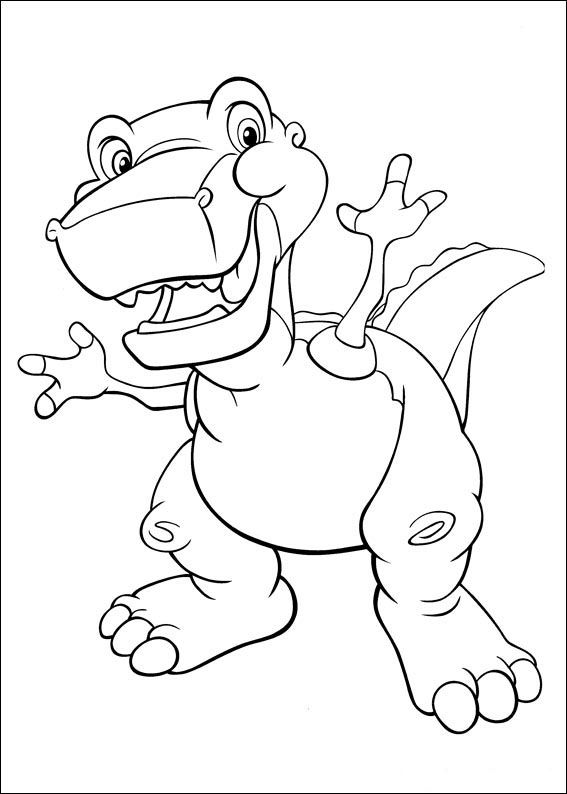 567x794 The Land Before Time Coloring Pages For Kids Printable Online