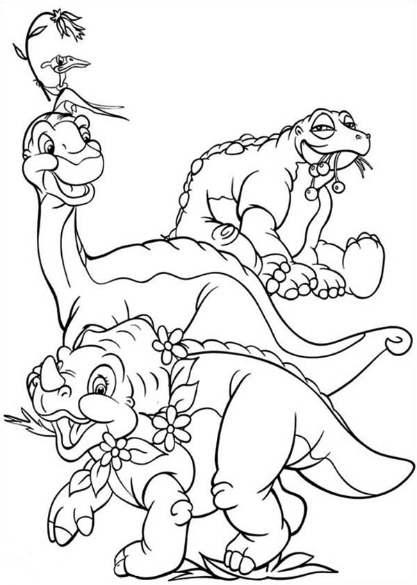 600x841 Land Before Time Free Coloring Pages