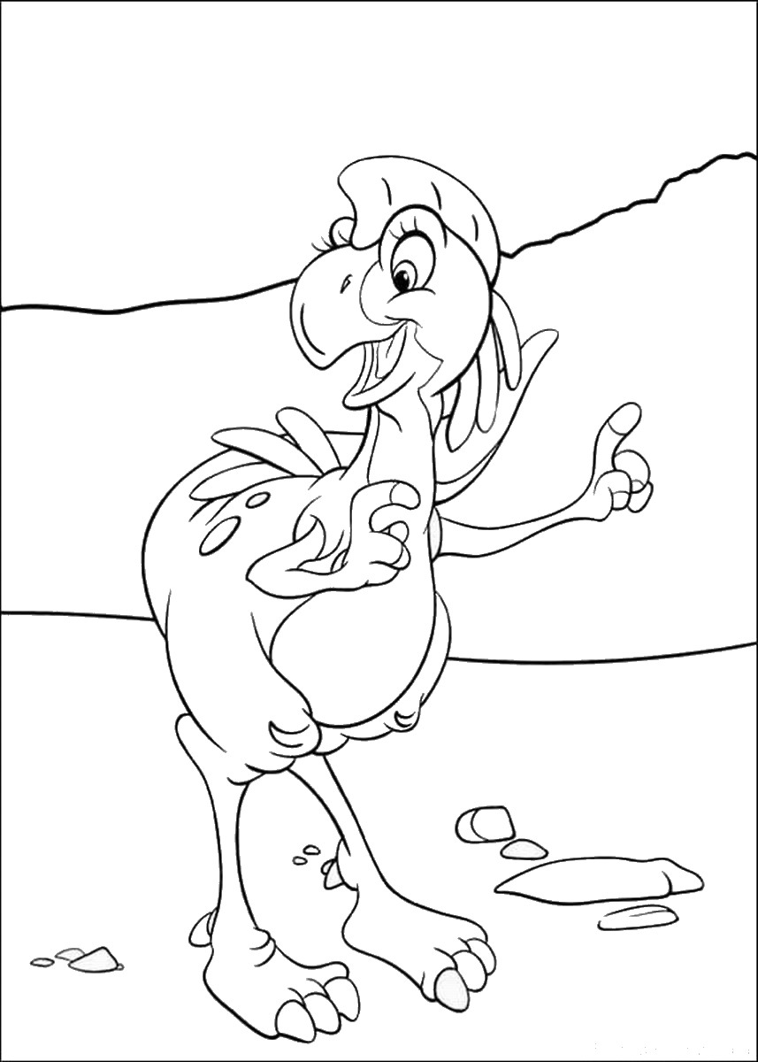 857x1200 The Land Before Time Coloring Pages
