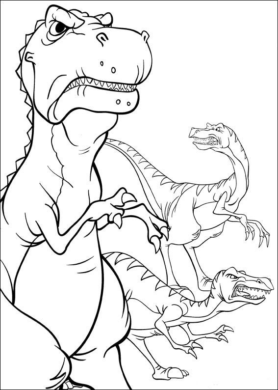 567x794 The Land Before Time Coloring Pages For Kids Printable Online