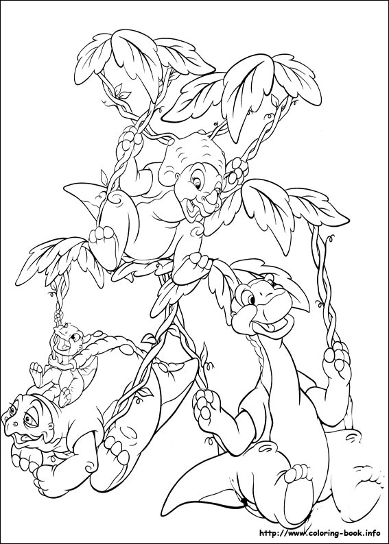 567x794 The Land Before Time Coloring Pages On Coloring