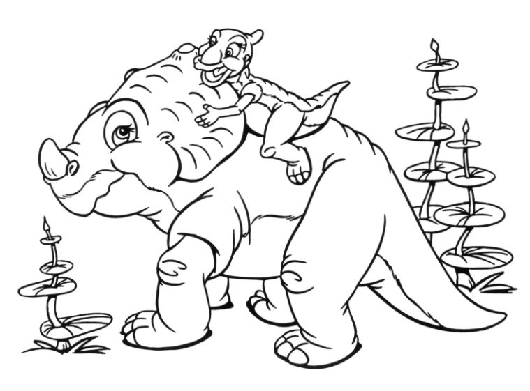 759x561 Land Before Time Coloring Pages Drawing Board Weekly
