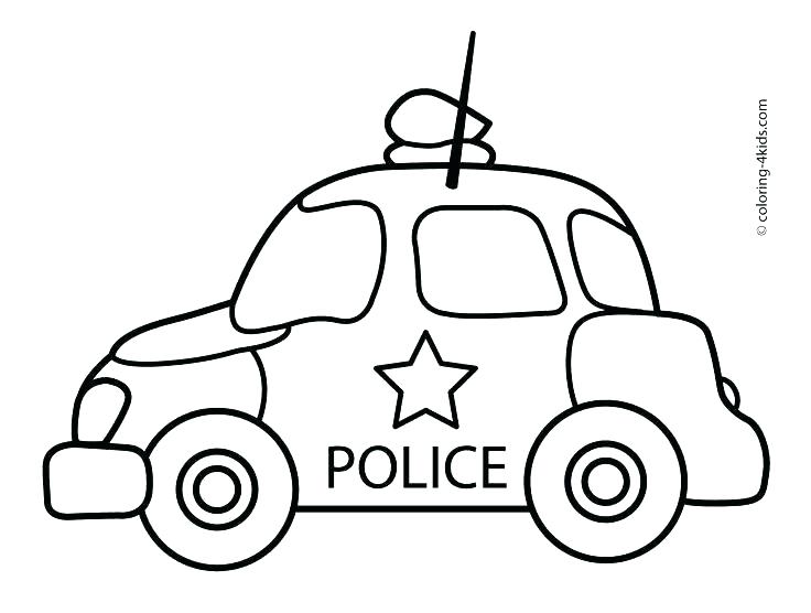 736x556 Coloring Police Car Coloring Page