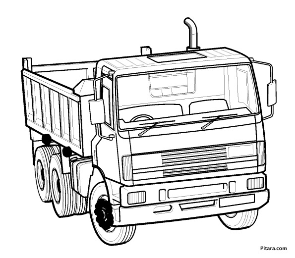 595x521 Land Transportation Coloring Pages Pitara Kids Network