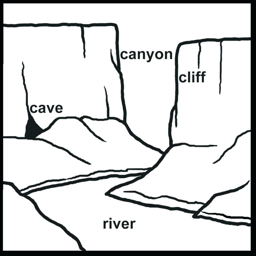 878x878 Landform Coloring Pages Coloring Wonderful Clip Art Coloring Pages