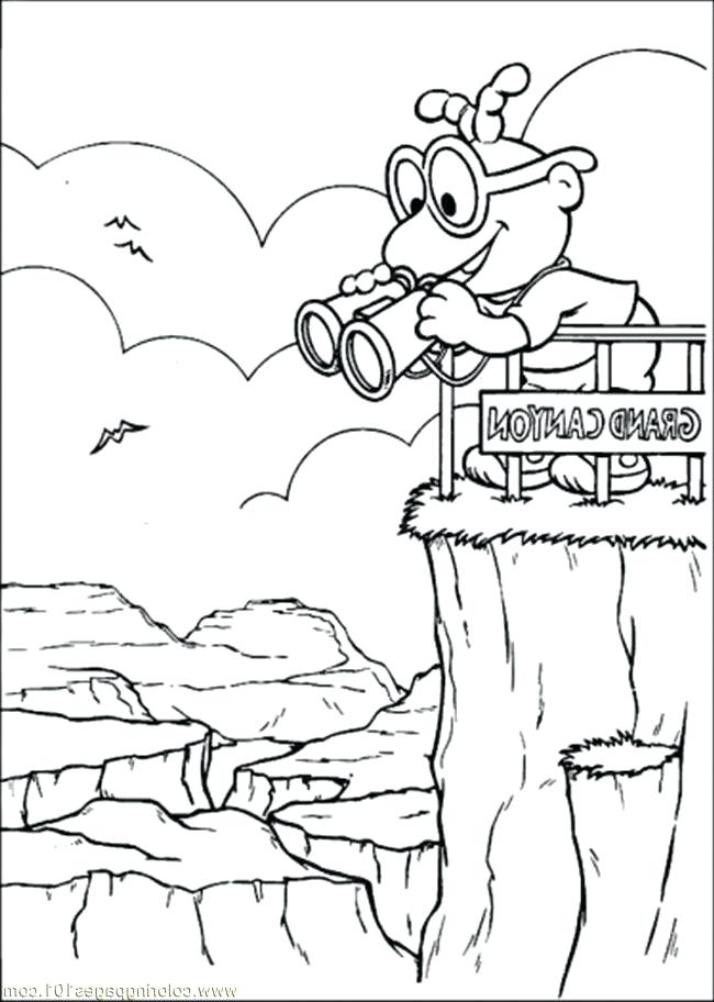 650x912 Landforms Coloring Pages Canyon Coloring Pages Printable Landform