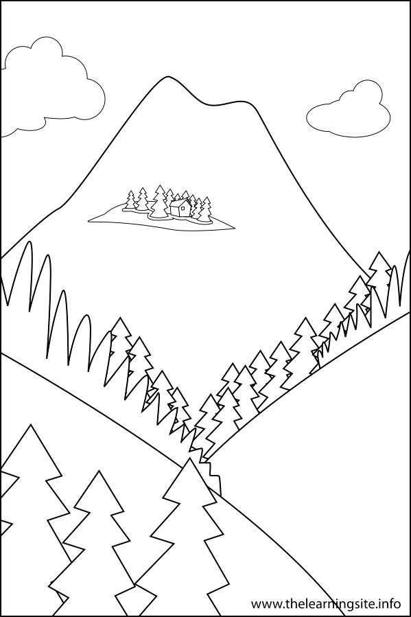 599x899 Landforms Coloring Pages Summer Beach Coloring Page Free Large