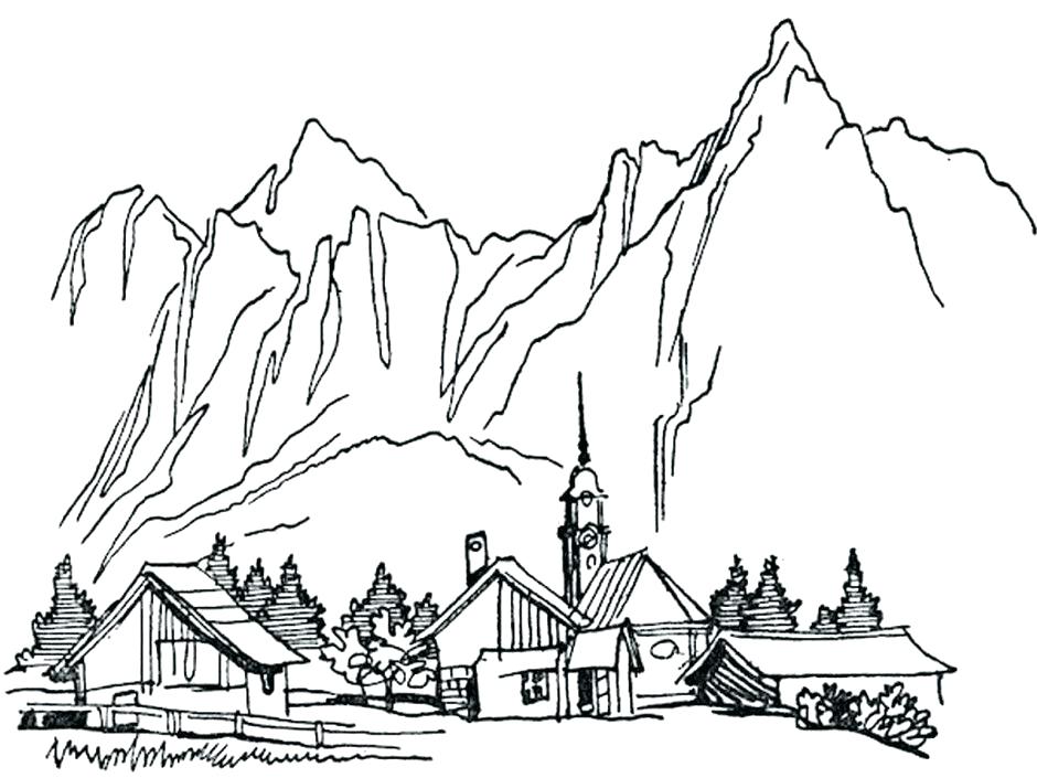 940x705 Landscape Coloring Pages Perfect Landscape Coloring Pages