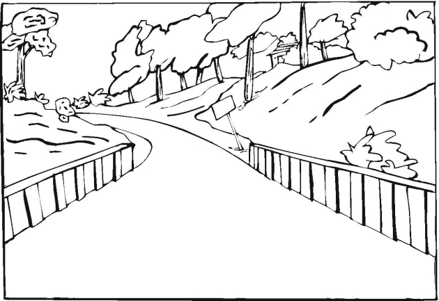 630x433 Free Landscape Coloring Pages