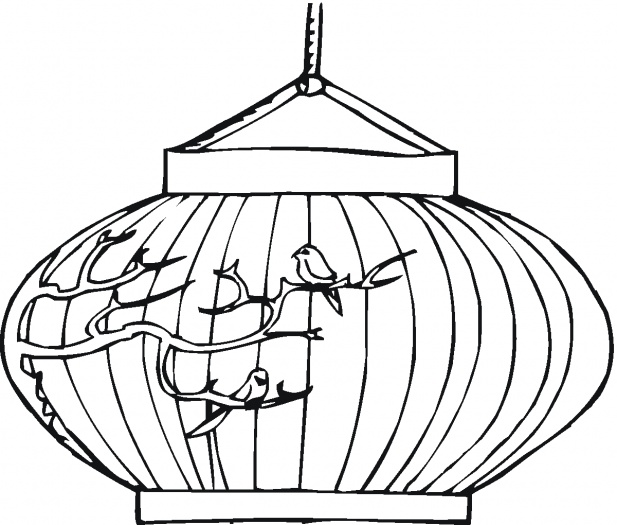 617x525 Chinese New Year Coloring Pages