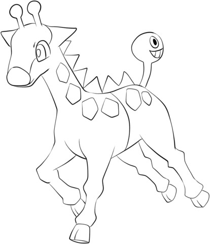 414x480 Lapras Coloring Pages Luxury To See Printable Version Of Girafarig