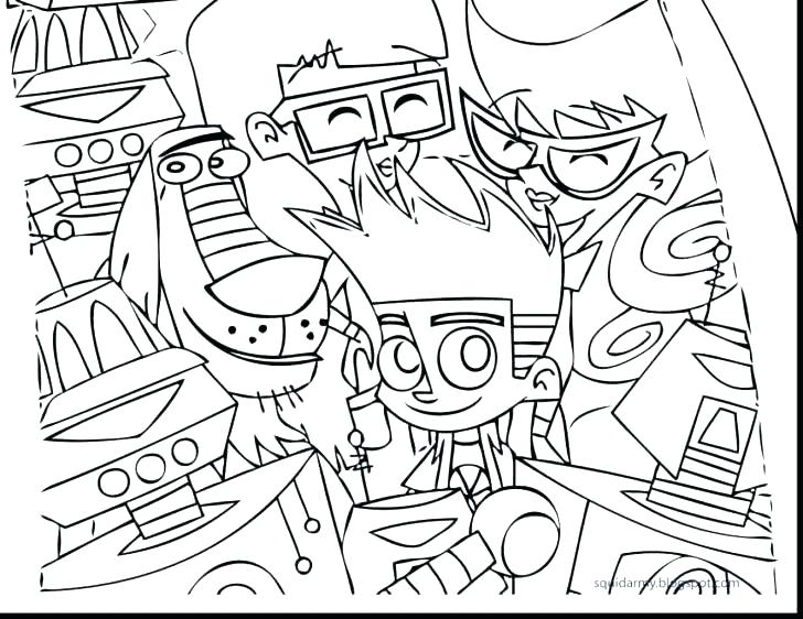 728x562 Johnny Test Coloring Page Johnny Test Coloring Pages Online