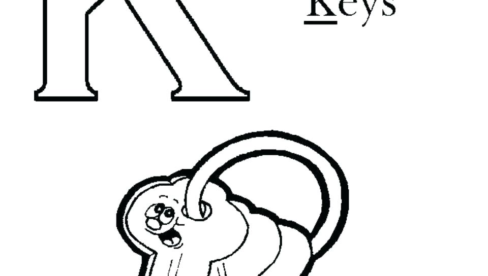 960x544 Key Coloring Pages Awesome Key Coloring Page And Drawing Key