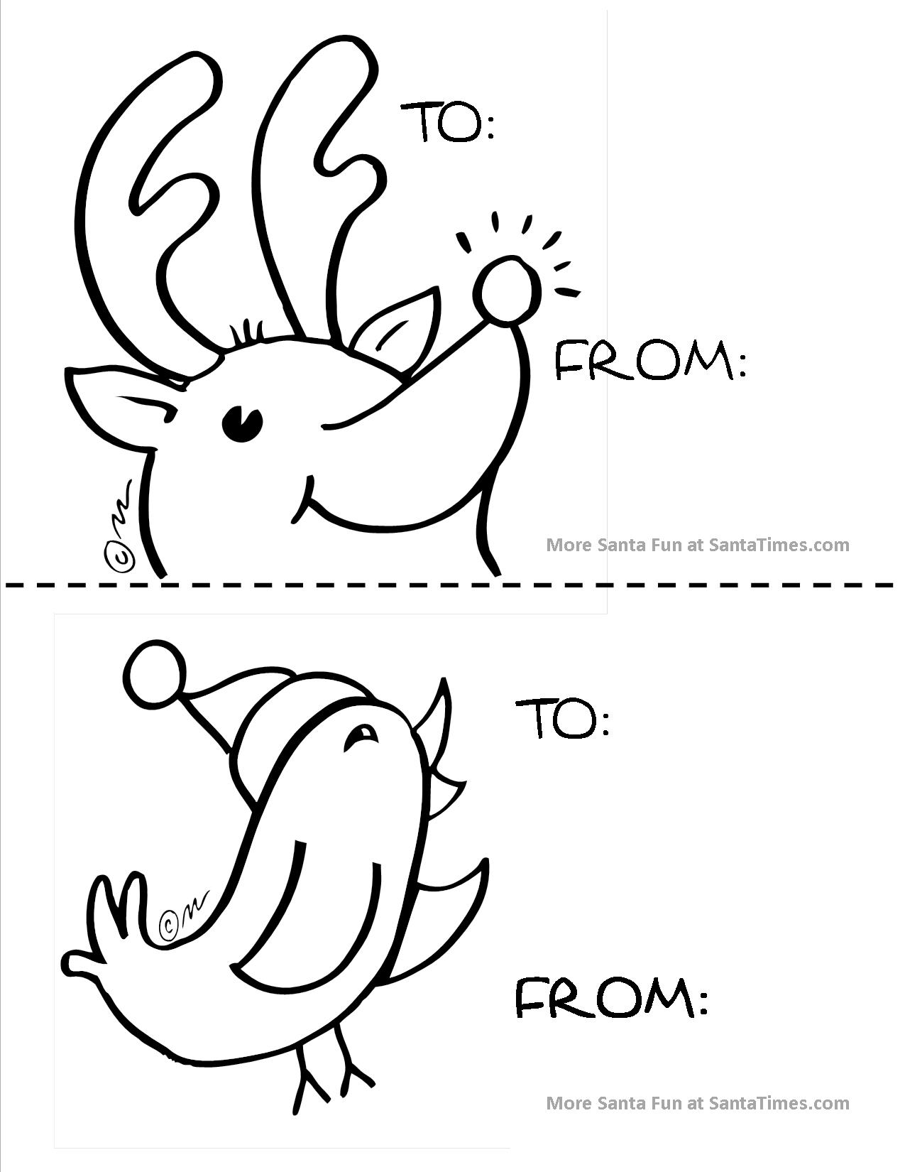 1275x1650 Large Christmas Gift Tags To Color