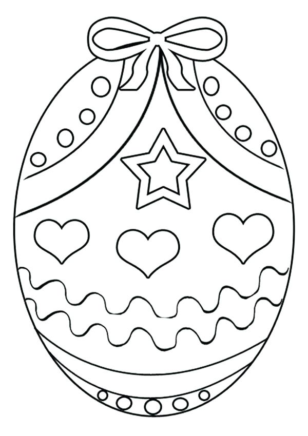 600x850 Egg Coloring Page Basket Of Eggs Coloring Page Egg Color Large