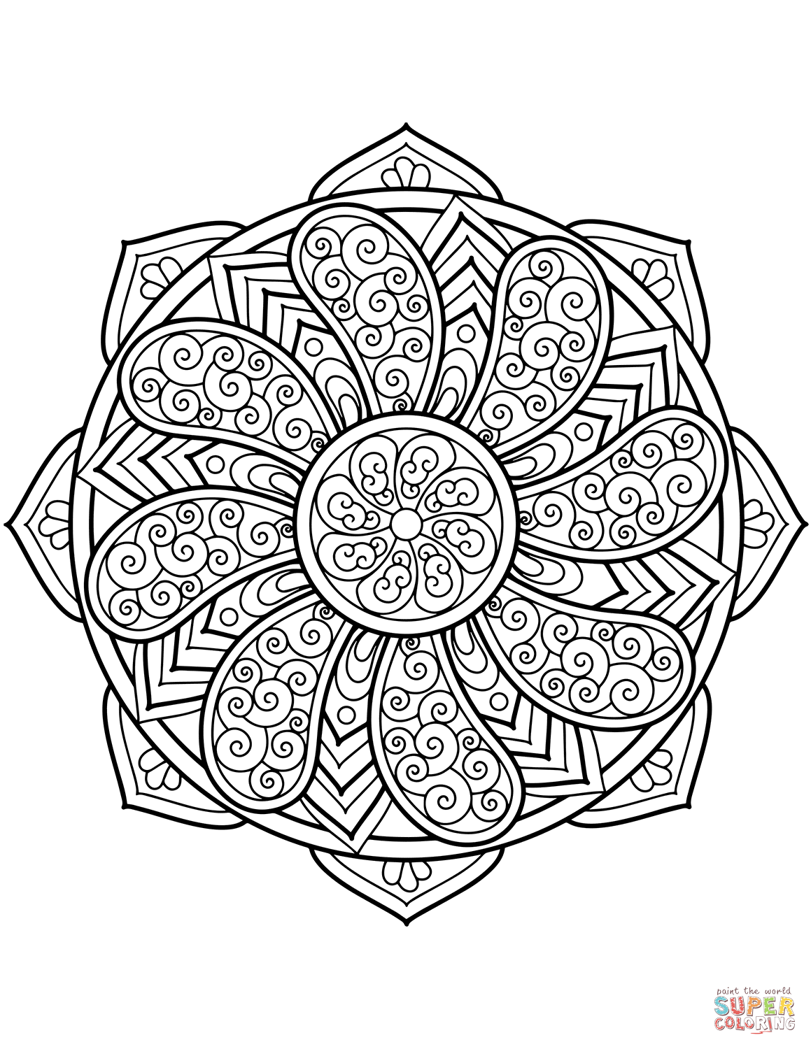 1159x1500 Free Printable Mandala Coloring Pages Large Transparent Png Within
