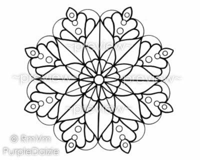 400x320 Mandala Color Page Coloring Page Printable Mandala Large