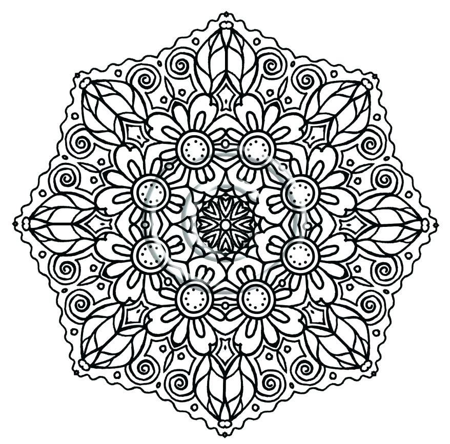 878x867 Mandala Coloring Intricate Mandala Coloring Pages Cat Mandala