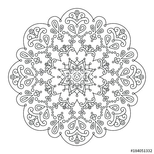 500x500 Mandala Coloring View Larger Mandala Coloring Pages Animals