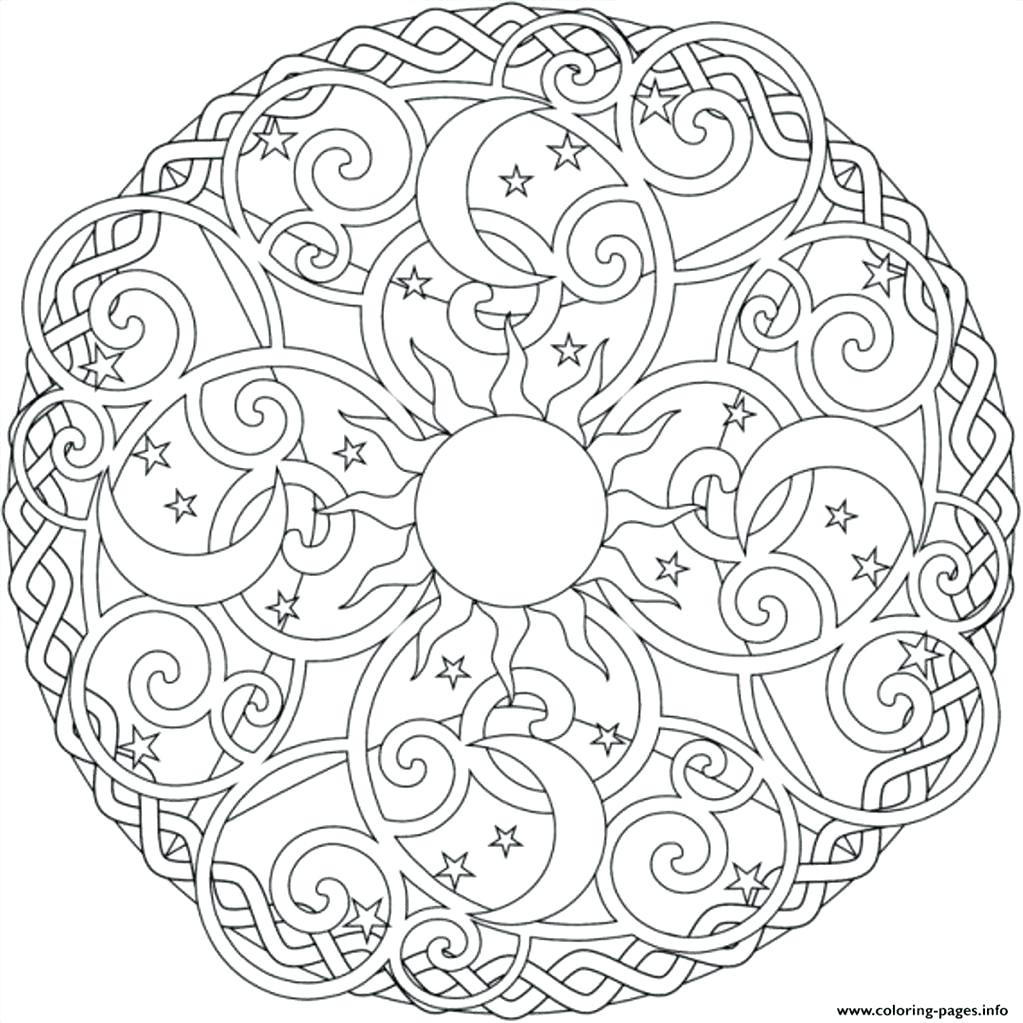 1023x1023 Coloring Pages Printable Mandala Coloring Pages Elegant