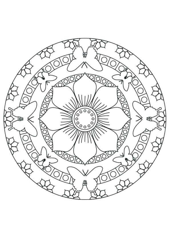 595x842 Designs Coloring Pages Mandala Designs Coloring Pages Full Size