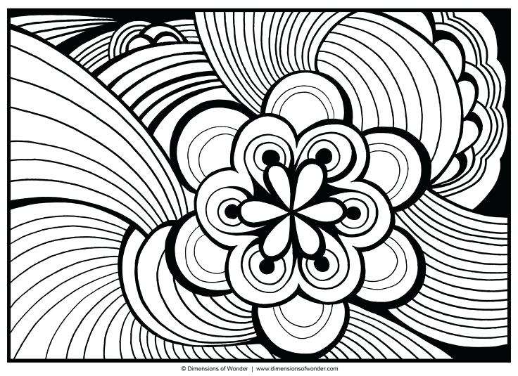 736x535 Large Print Coloring Pages Abstract Coloring Pages Free Large