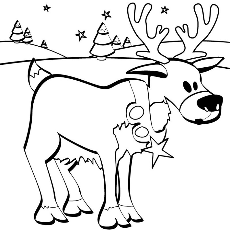 800x800 Large Print Christmas Coloring