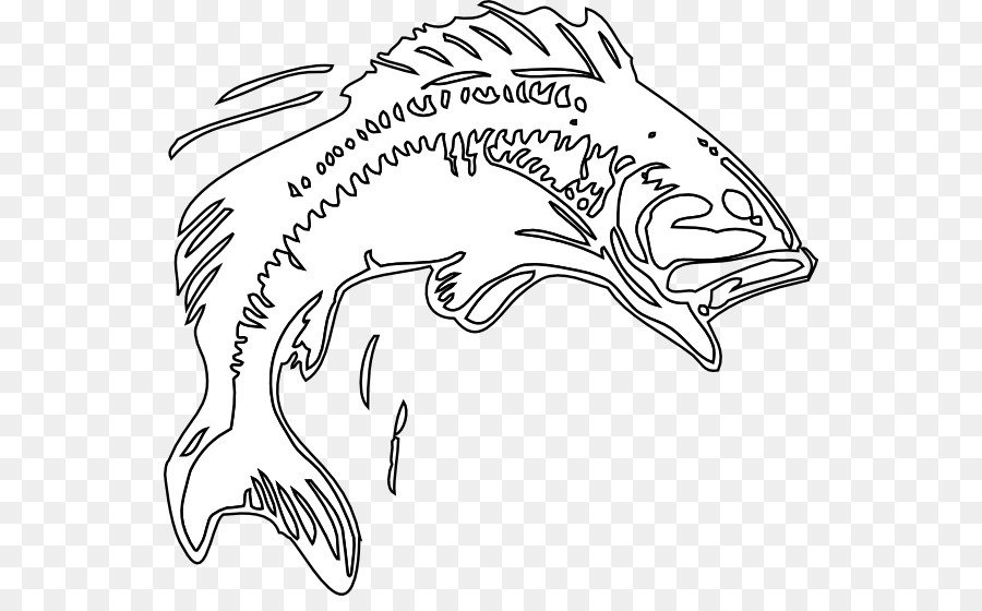 900x560 Joyous Bass Fish Outline Coloring Pages Best Place To Color Crafts