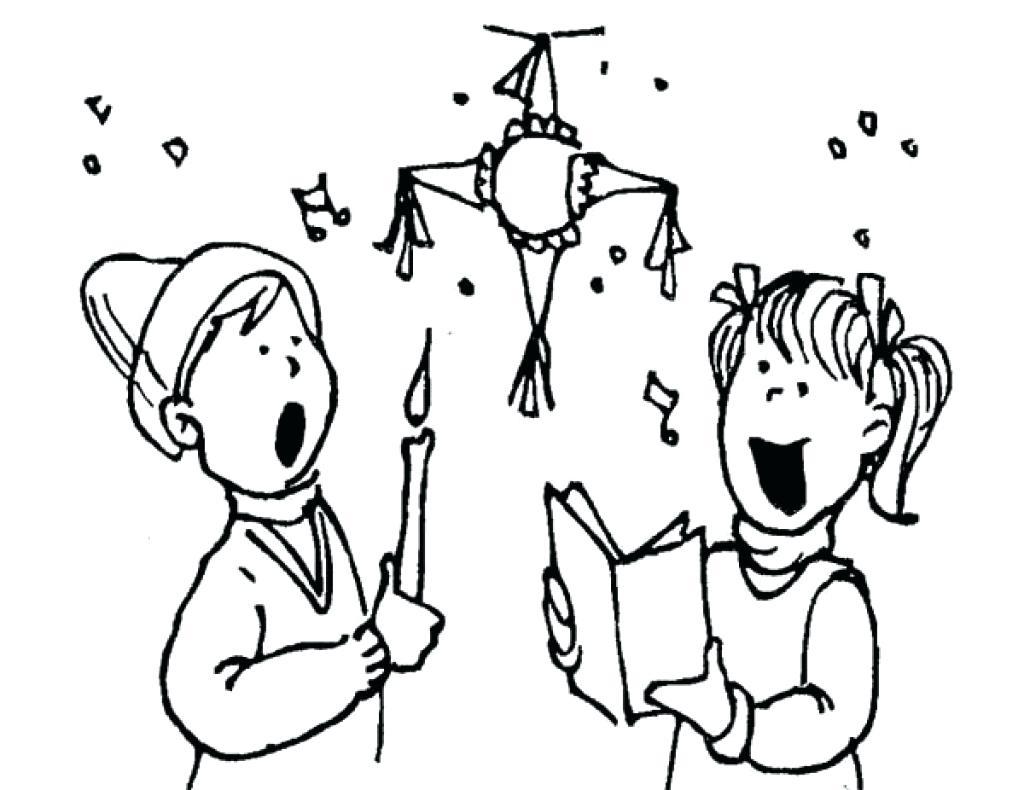 1024x790 Nice Las Posadas Coloring Page Vignette
