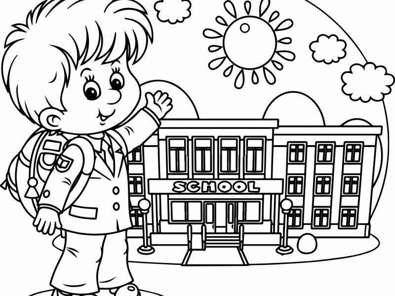 800x600 School Coloring Pages Last Day Of School Coloring Pages New School