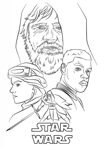 333x480 Star Wars The Last Jedi Coloring Page Free Printables Coloring