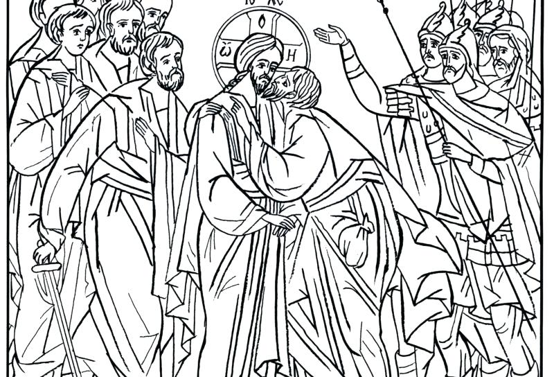 800x544 Free Bible Coloring Pages Nicodemus Printable Coloring Last Supper