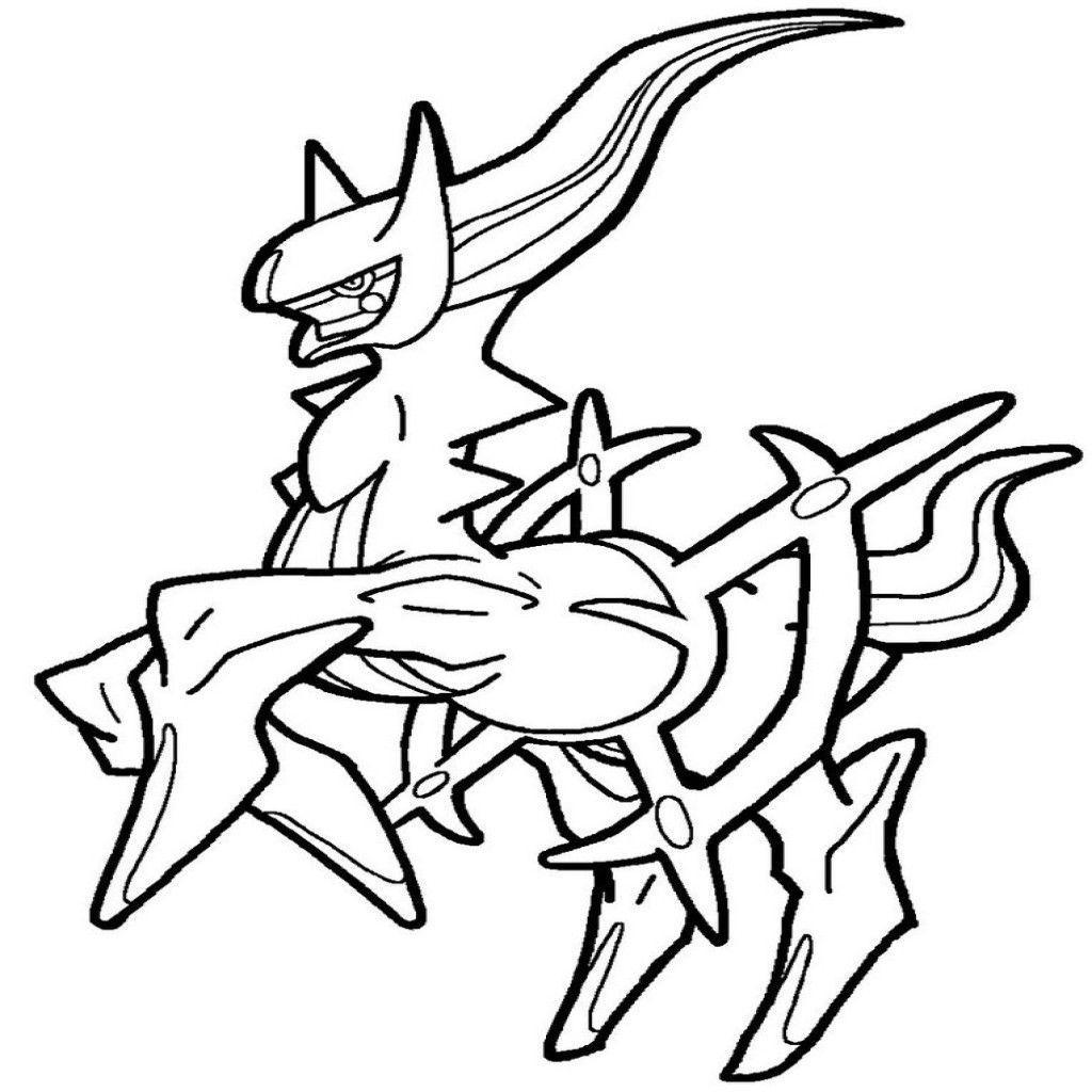 1024x1024 Moderno Arceus Para Colorear