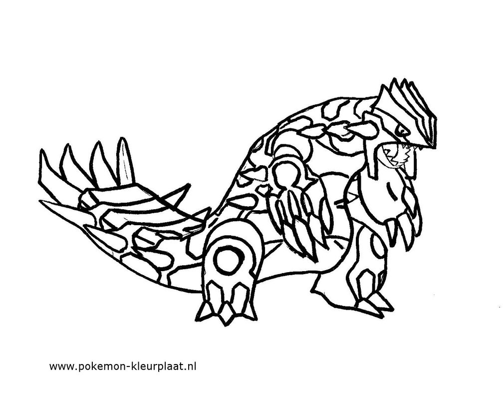 1010x791 Primal Groudon Coloring Page