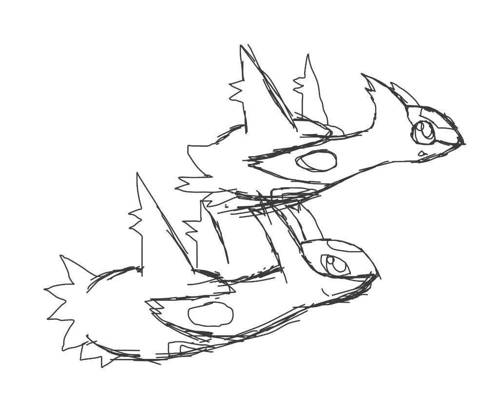 1024x808 Dibujo De Latios Y Latias En Amino