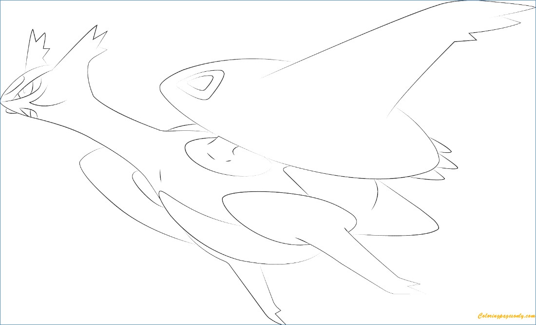 1100x666 Doduo Pokemon Coloring Page