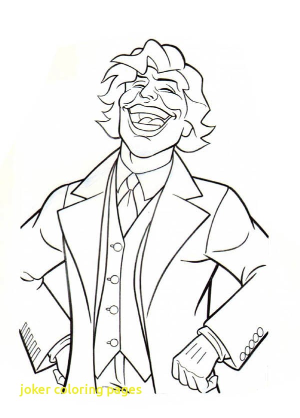 600x834 Joker Coloring Pages With Joker Laughing Coloring Page Netart